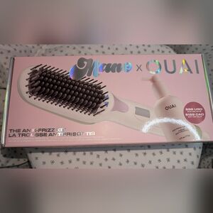 Mane X Ouai Hair Straightener Brush Styling Tool New In Box Frizzy Hair NIB